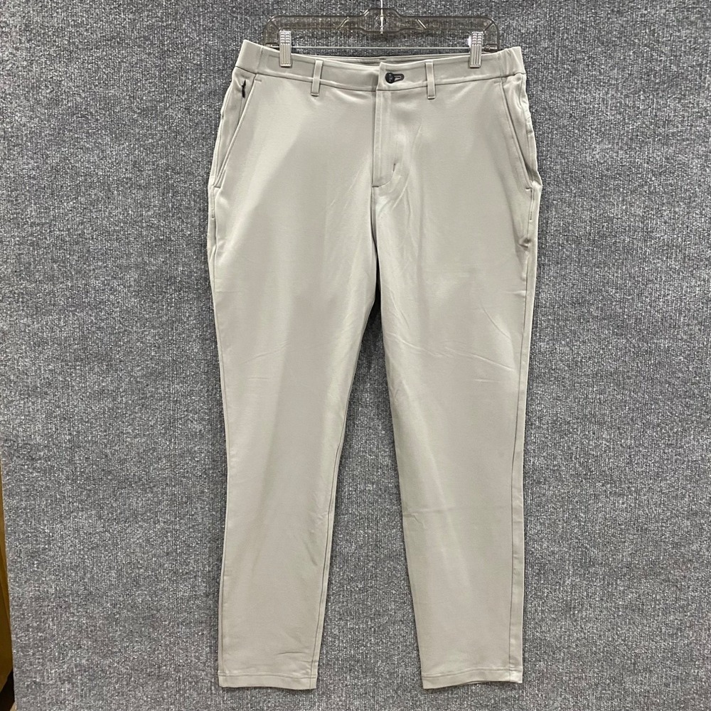 Public Rec All Day Every Day Pants Mens 33x32 Gray Stretch Athletic Chino